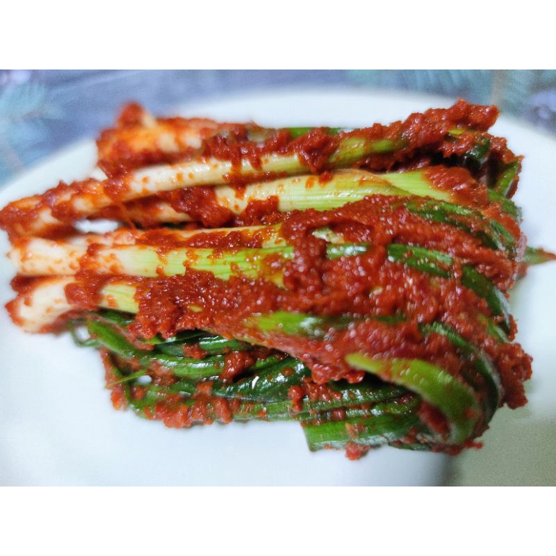 KETO 500 กรัม กิมจิต้นหอมคีโต (หั่น)​