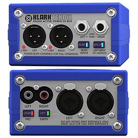 KLARK TEKNIK DN200 Active Stereo Direct Box