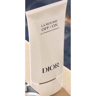 💥ฟรีถุงและริ้บบิ้น Dior💥DIOR LA MOUSSE OFF/ON FOAMING CLEANSER, โฟมล้างหน้า Dior ขนาด 150 ML แท้💯