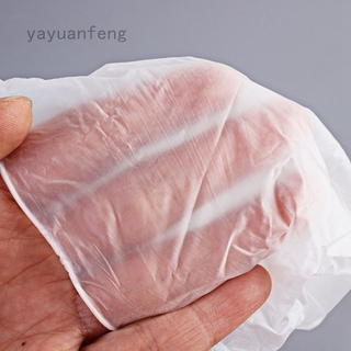 Yayuanfeng ถุงมือยางสีขาว 10 ชิ้น