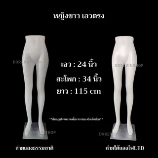 [หุ่นกางเกงยาว] หุ่นโชว์กางเกง ขายาว พลาสติก แบบตั้งโต๊ะ ชาย/หญิง สำหรับ ขายเสื้อผ้า