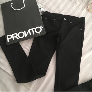 Cheap Monday narrow black ยีนส์สีดำเอวต่ำ size W25 L32 ซื้อจากร้าน Pronto