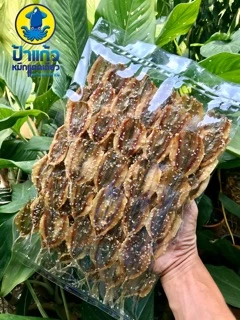 ปลาข้างเหลืองงา ปลากิมสั่วโรยงา ปลาหวานงา สดใหม่จากปากน้ำปราณ รสชาติหวานเค็มเล็กน้อย