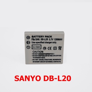 แบตเตอรี่และแท่นชาร์ต FOR SANYO DB-L20 DB L20AU, DB L20EX, DBL20, DBL20AU, DBL20EX