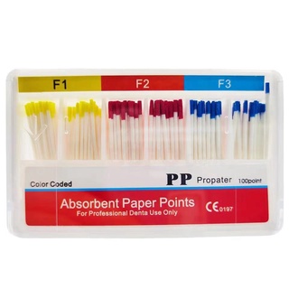 1 Box Dental Absorbent Paper Points F1 F2 F3 for Protaper Files