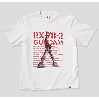 เสื้อยืด Uniqlo ลายGUNDUM รุ่นlimited edition ของแท้จากshopสาวกgundumห้ามพลาด