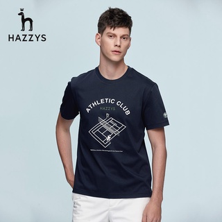 [S-5XL] Hazzys Haggis เสื้อยืดลําลอง แขนสั้น คอกลม ผ้าฝ้าย พิมพ์ลาย แฟชั่นฤดูร้อน สําหรับผู้ชาย