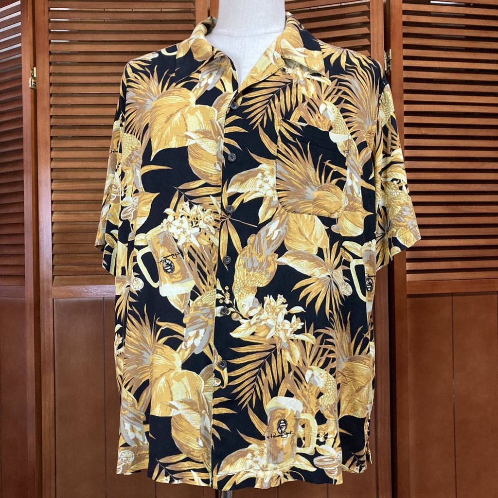 Golden Parrot Panama Jack Hawaiian Shirt
