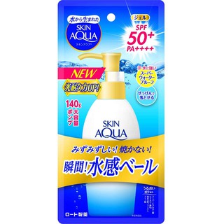 Rohto โรห์โต้ SKIN AQUA UV Super Moisture Gel ชนิดปั๊มความจุขนาดใหญ่ 140 ก b1781