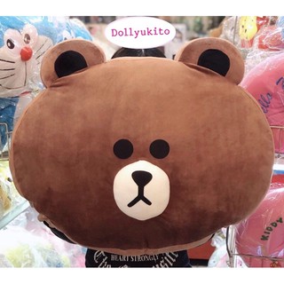 หมอนจัมโบ้บราวน์นุ่มนิ่มขนาด 26 นิ้ว มีเก็บเงินปลายทาง