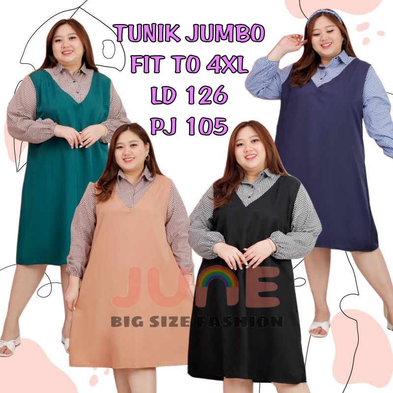 JUNE JUMBO TUNIC COMBINATION BOX/JUMBO TUNIC KALUNA 4XL LD 126