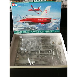 โมเดลเครื่องบินประกอบ Tamiya 1/48 TA89784 Swiss Air Force Hawk Mk.66