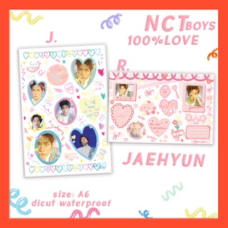 สติ๊กเกอร์ ไดคัท  กันน้ำ 🌷อซท 💚JAEHYUN 💚DOYOUNG 💚TAEYONG 💚MARK 💚TEN💚 fanmade goods