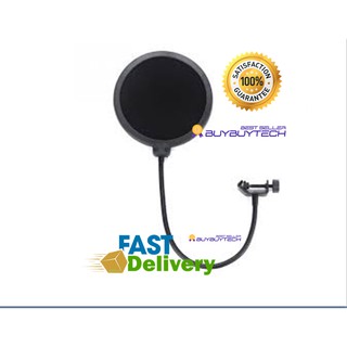 buybuytech สตูดิโอไมโครโฟน Studio Microphones Mic Pop Filter Mask Shield Protection （POP SHIELD）