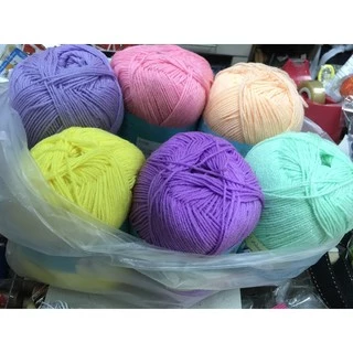 ไหมพรมวีนัสเส้นเล็ก20/4-420หลา🌾4ply💞ถักตุ๊กตา.เสื้อ.ดอกไม้.ของใช้ในบ้านต่างๆ