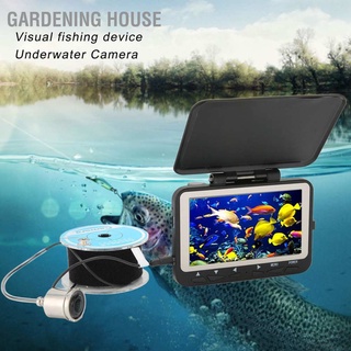 Gardening House HD Visual Underwater Camera 1000 TVL Fish Finder Waterproof 4.3 Inch Fishing AC100‑240V