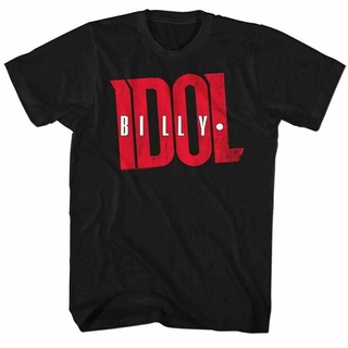 [COD]เสื้อยืด พิมพ์ลายวงร็อค N Roll Billy Idol s Licensed สีดํา สไตล์เรโทร สําหรับผู้ชาย A1S-5XL