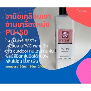 น้ำยาเคลือบเงาหนัง ผ้า พลาสติก PVC ซิลิโคน โพลียูรีเทนสูตรนาโน เนียนใสไร้กลิ่น น้ำยาเคลือบงานหัตถกรรม ทนแดดทนฝนทนสารเคมี