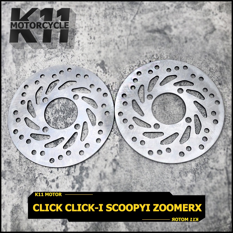 จานดิส จานดิสเบรค CLICK CLICK-I SCOOPYI ZOOMERX จานดิสเดิม จานดิสหน้า 3.5MM ราคาถูก Shopee Lazada