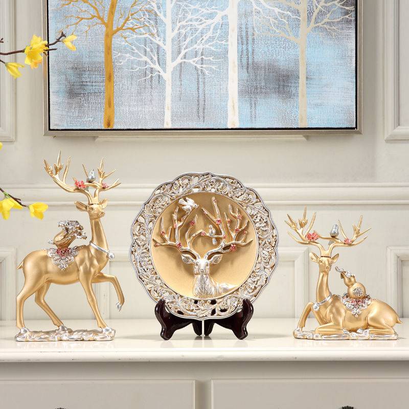 European fashion Fulu decorations, home wine cabinet decorations, crafts, housewarming gifts(goods in stock))