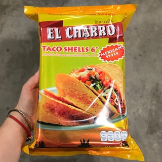 แผ่นแป้งทาโก้ เชล (ขนาด 6 นิ้ว) El Charro 165 กรัม