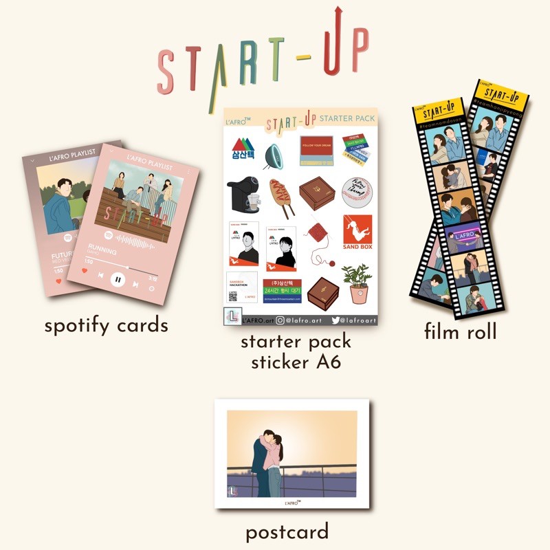 Startup stickers kdrama ซีรีส์สตาร์ทอัพ