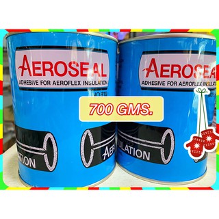 กาวยางดำ Aeroseal 700 กรัม  แอโรซีล กาวดำทาฉนวนยางหุ้มท่อแอร์