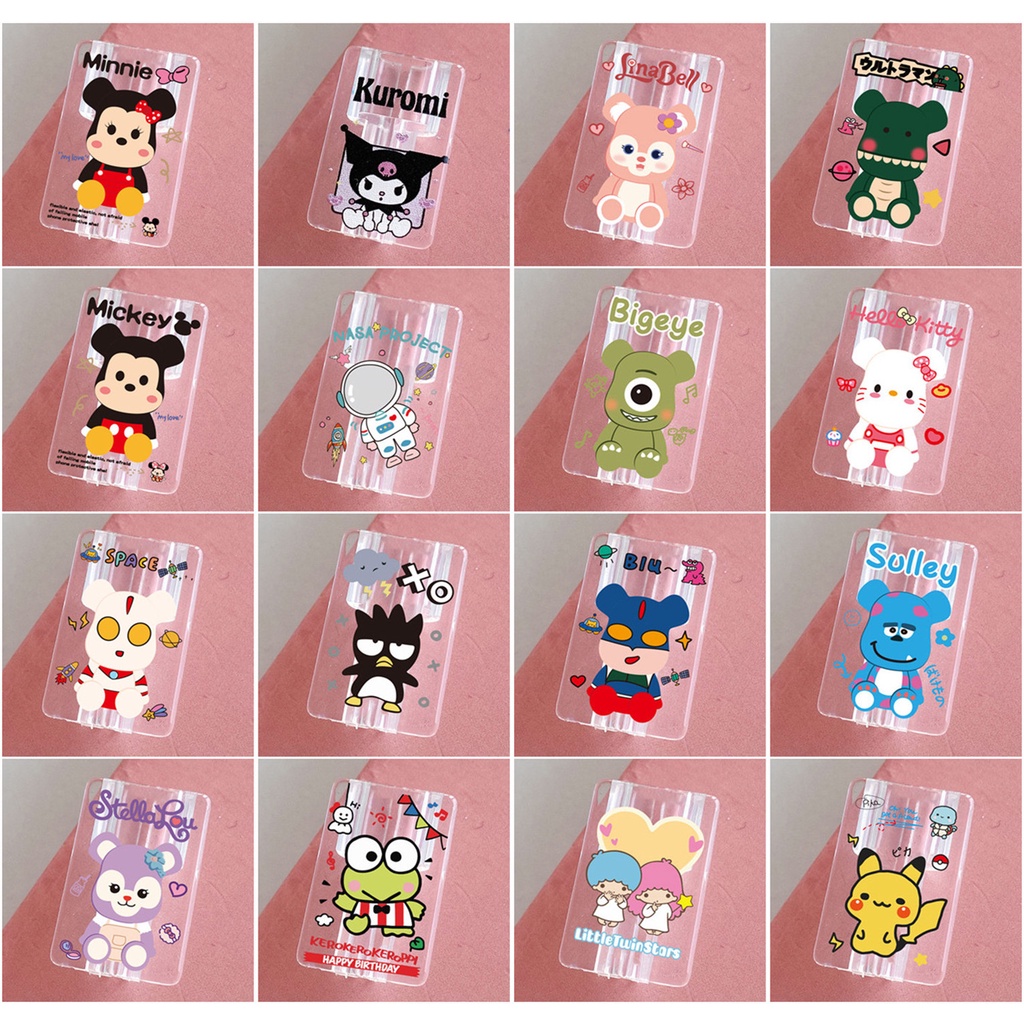 ใหม่ เคสโทรศัพท์มือถือ TPU นิ่ม แบบใส ลาย Hello Kitty Stella Lou Mickey Mouse สําหรับ iPhone Android