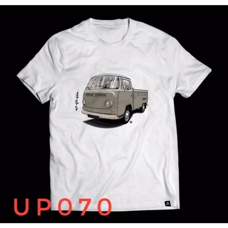 【🔥🔥】ผ้าฝ้าย 100%เสื้อยืด แขนสั้น ลายรถยนต์(up070)S-3XL