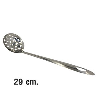 กระบวยตักไข่มุก 29 cm.(กระบวยแบบมีรู)Ladle bubble 29 cm. (have hole) 1612-039