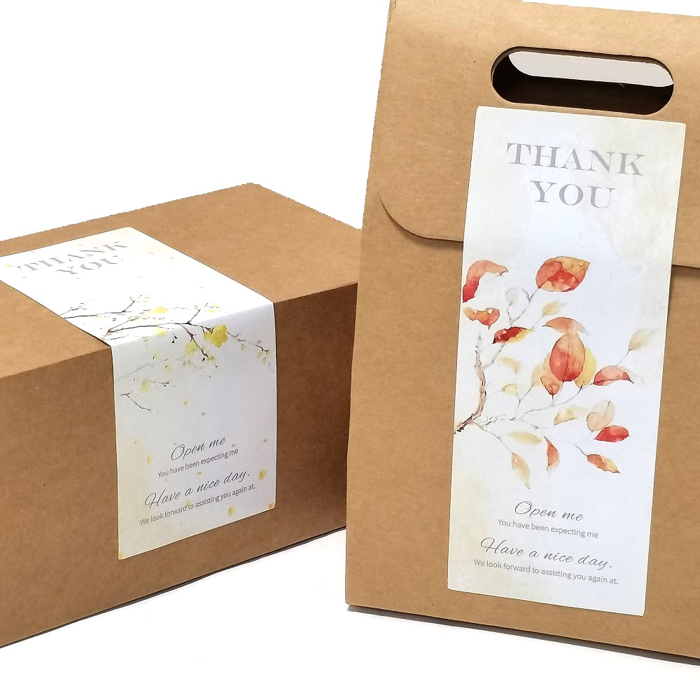 สติกเกอร์ฉลากซีลลามิเนต Thank You ขนาดเล็ก 6*15 ซม. กันน้ํา สวยหรู สําหรับติดตกแต่งบรรจุภัณฑ์ 30 ชิ้น - รูปที่ 5