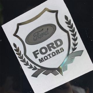 สติกเกอร์โลหะ รูปตราสัญลักษณ์ Ford สําหรับตกแต่งรถยนต์