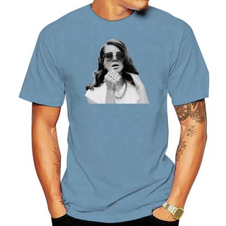 เสื้อยืดพิมพ์ลายแฟชั่น Lana DEL REY เสื้อยืดลําลอง แขนสั้น พิมพ์ลาย Mar Lizzy Grant May Jailer Guitar UNISEX สําหรับผู้ห