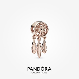 Pandora เครื่องรางดักฝัน รูปดอกกุหลาบ ของขวัญวันเกิด สําหรับสุภาพสตรี p825