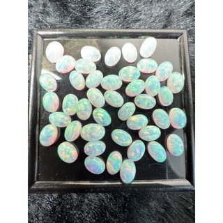 Lab created Opal 7x5mm 2 pieces