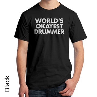 เสื้อยืดผ้าฝ้ายพิมพ์ลายแฟชั่น เสื้อยืด พิมพ์ลายกราฟฟิค Worlds Okest Drummer Trying Hobby Nailed it 465 สําหรับผู้ชาย