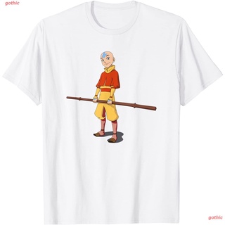 เสื้อยืดลำลอง Avatar: The Last Airbender Aang Standing T-Shirt Sports T-shirt