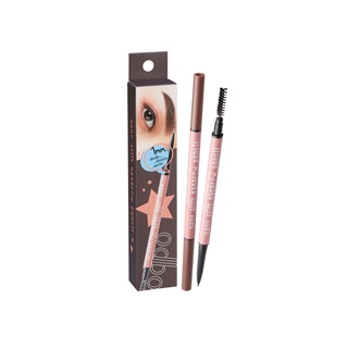 Odbo Nano Slim Eyebrow Pencil #OD7-101 : โอดีบีโอ นาโน สลิม อายบราว เพ็นซิล x 1 ชิ้น beautybakery