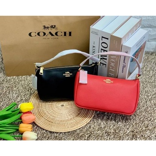 COACH TOP HANDLE POUCH BAG ((25591))