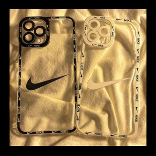 เคสโทรศัพท์Tide แบรนด์ Nike Apple 13 เปลือกโทรศัพท์มือถือ 12 เปลือกโทรศัพท์มือถือ 11promax โปร่งใส xs ง่าย 7/8p soft she