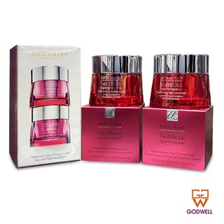 ESTEE LAUDER - Nutritious Super-Pomegranate Day And Night Radiance Set (Cream 50ml+50ml) - Ship From Hong Kong