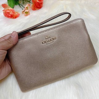 LARGE CORNER ZIP WRISTLET (#COACH #C2189)