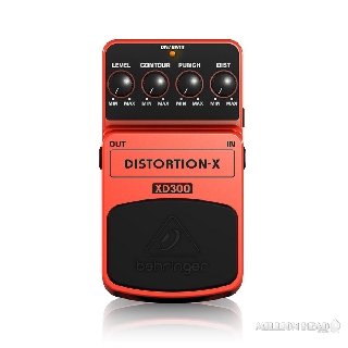 Behringer : XD300 (เอฟเฟ็คกีตาร์ที่ให้เสียงแตกแบบ Distortion-X, Behringer XD300 Thrash Metal Distortion Effects Pedal)