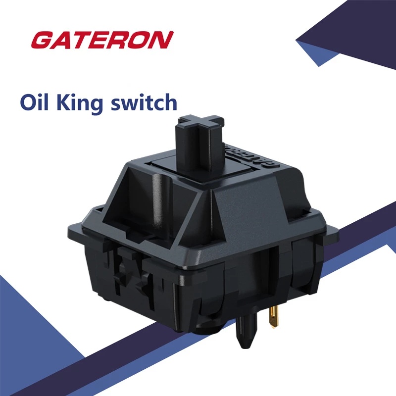 Gateron Oil King Linear สวิตช์คีย์บอร์ดเชิงกล 10 ชิ้น