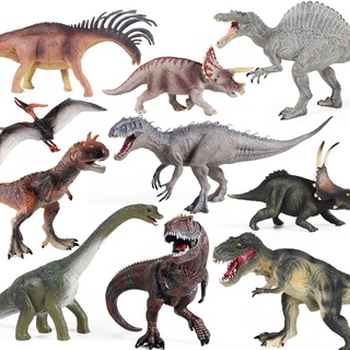โมเดลไดโนเสาร์ Tyrannosaurus Rex Mosasaurus Pterodactyl Spinosaurus Jurassic ของเล่นเพื่อการศึกษา สําหรับเด็ก