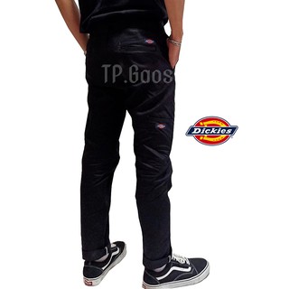 กางเกง Dickies ขายาว สีดำ 5 กระเป๋า (ทรงสลิม)