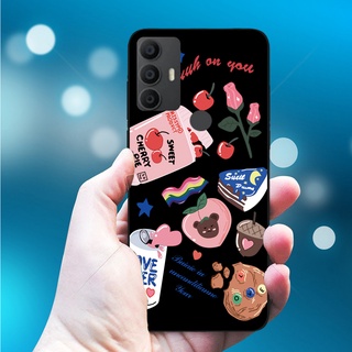 เคสซิลิโคนนิ่ม ลายภาพวาดแฟชั่น TCL 305 6102A 6102D TCL 306 6102H TCL 30 SE 6165A 6165A1 TCL 305 306 30 SE