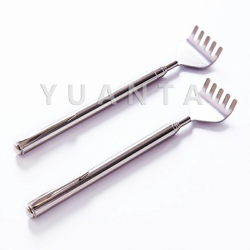 ไม้เกาหลัง สแตนเลส แบบพกพา ยืดหดได้ ราคาต่อชิ้น Stainless steel back scratcher - รูปที่ 3