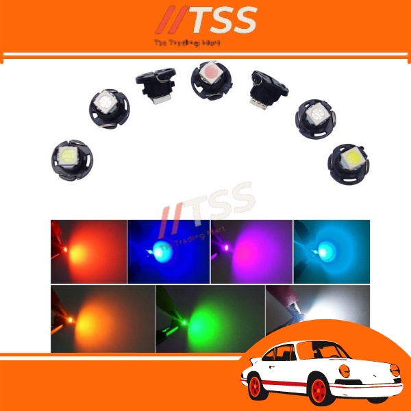 T3/T4.2/T4.7 LED เมตรหลอดไฟรถ DASHBOARD BRIGHT LIGHT AUTOMOBILES INSTRUMENT LIGHT BULBS 12V