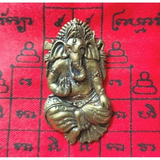 จี้ทองเหลือง จี้พระพิฆเนศ จี้พระพิฆเณศวร เทพเจ้าฮินดู Statue Ganesh เทพเจ้าแห่งความสำเร็จ  ขจัดอุปสรรคทั้งปวง Pendant